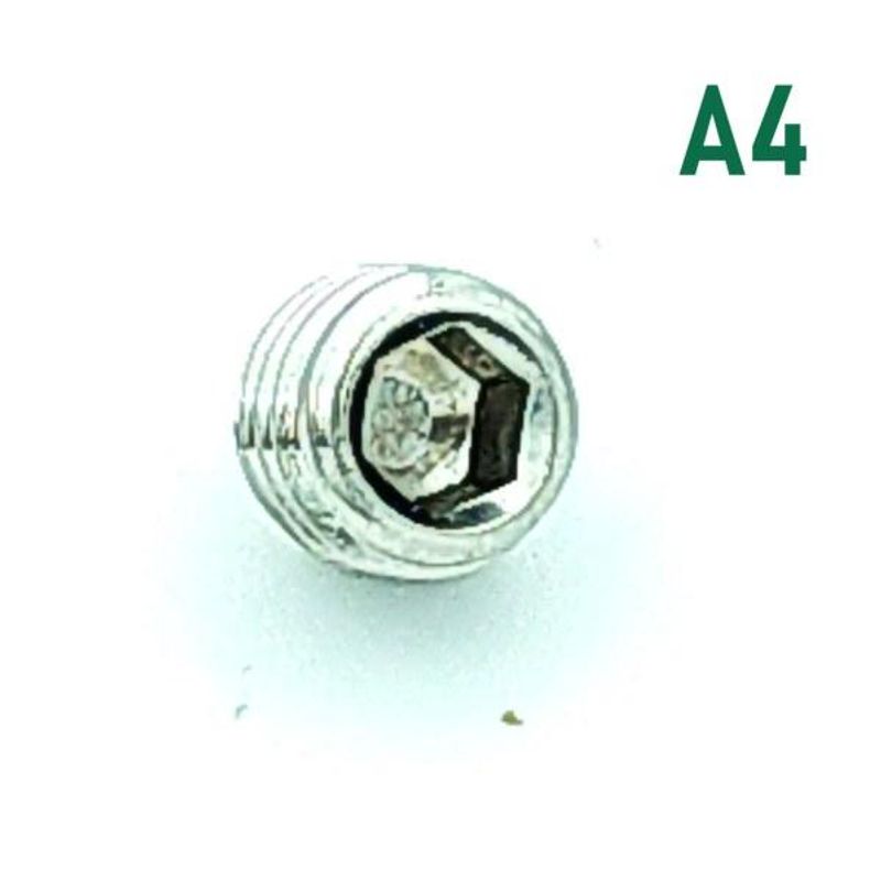 M4x12 Settskrue 10 stk Syrefast A4