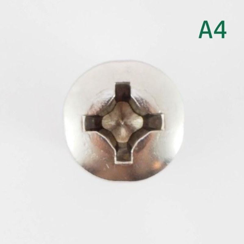 M4x20 Maskinskrue 10 stk Linsehode Syrefast A4