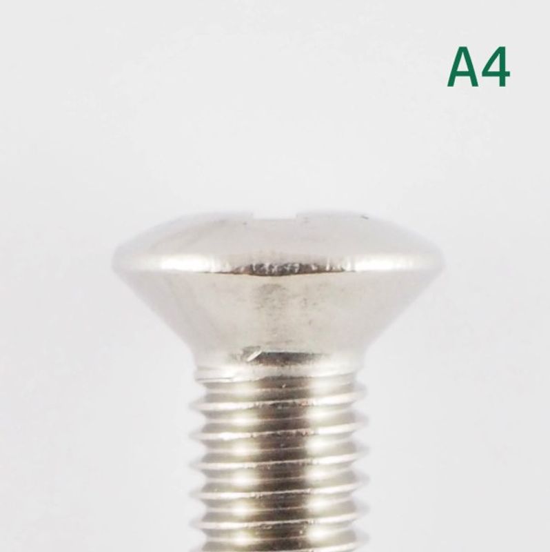 M4x40 Maskinskrue 10 stk Linsehode Syrefast A4